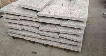 商洛芝麻白蘑菇石，自然面