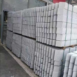 商洛芝麻白树围石 树池