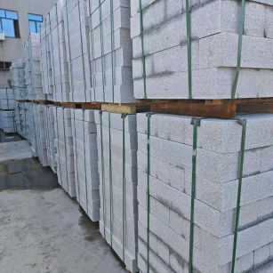 商洛芝麻白路牙石，路侧石