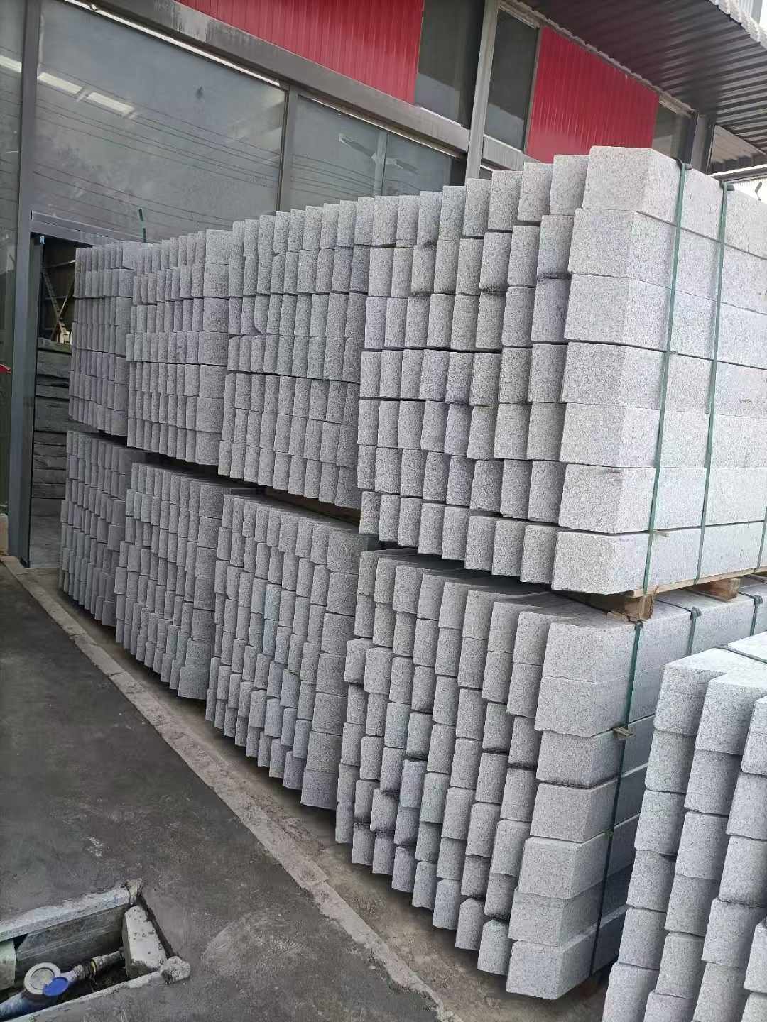 商洛芝麻白树围石 树池
