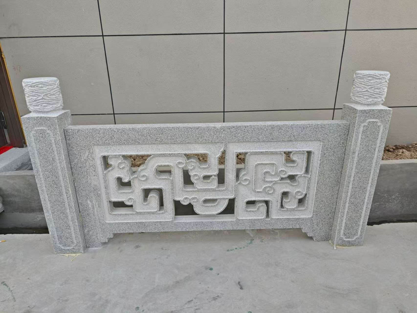 商洛芝麻白河道栏杆 桥栏杆